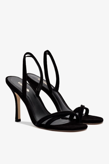 Annie Sandal In Black Suede