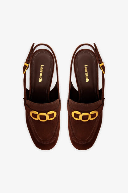 Harrington Loafer Hi In Brown Suede