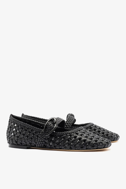 Verona New Macrame In Black Leather