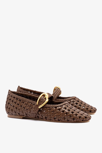 Verona New Macrame In Burnt Umber Leather