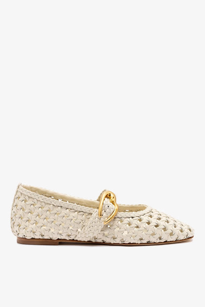 Verona New Macrame In Ivory Leather