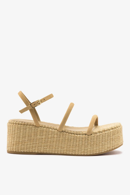 Gio Flatform Peanut Suede