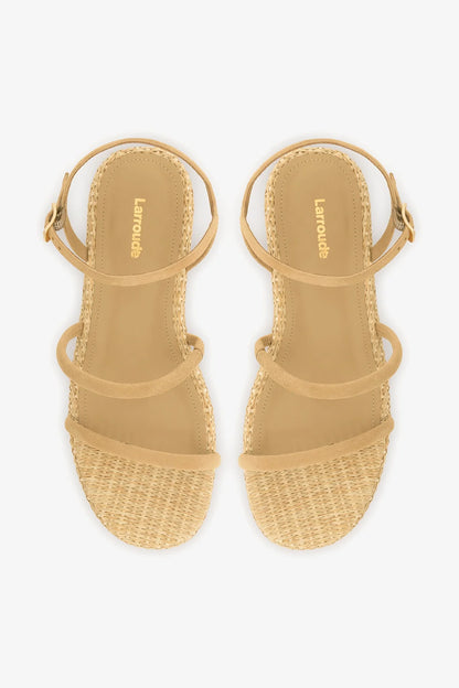 Gio Flatform Peanut Suede