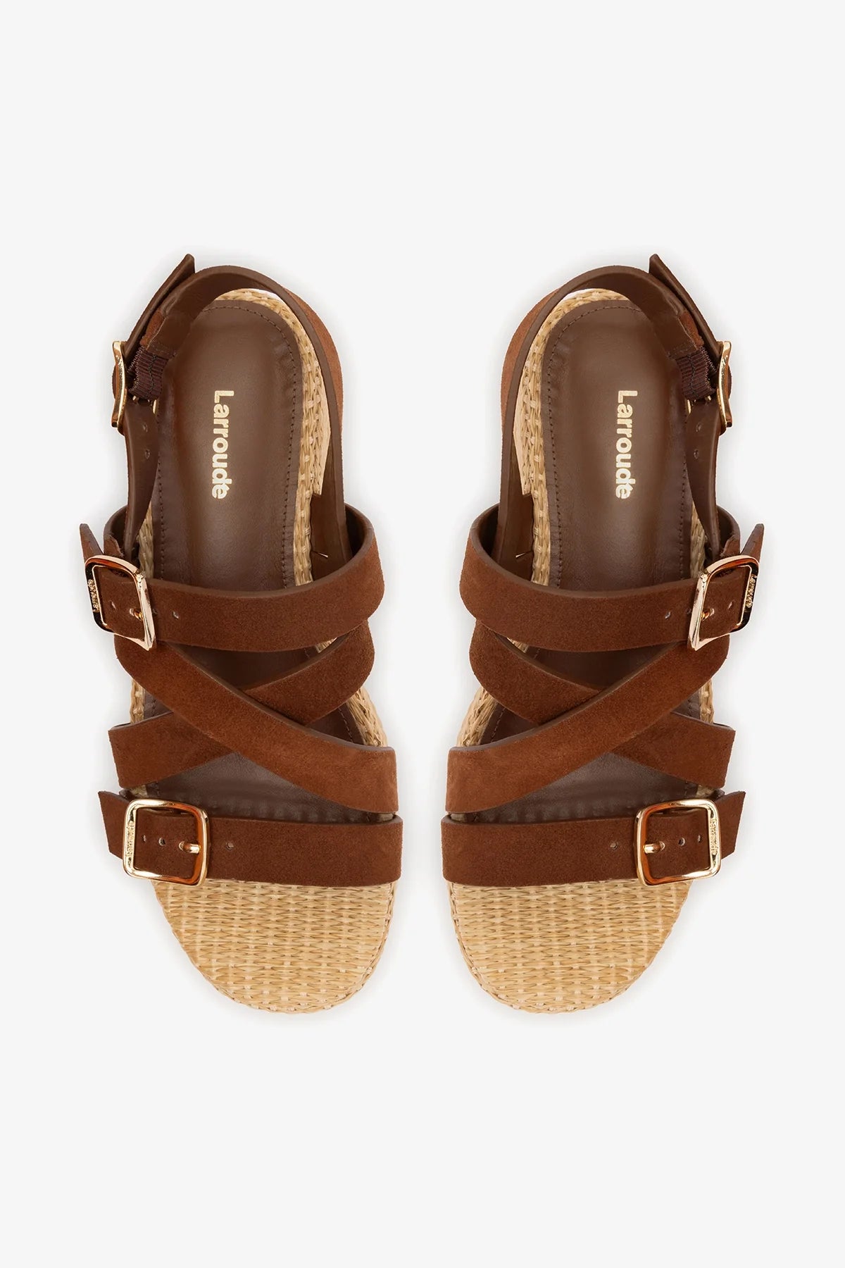 Patti Flatform Burnt Umber Suede