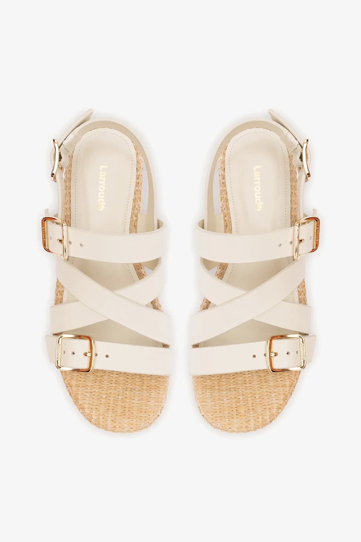 Patti Flatform Ivory Leather