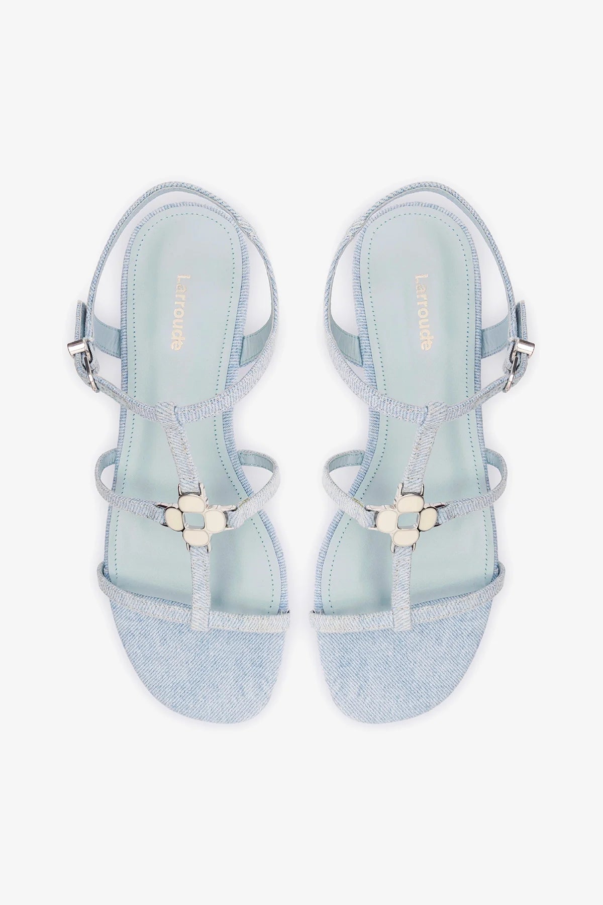 Hana Flat Sandal Maya Denim
