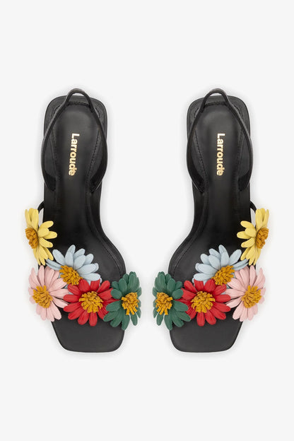 Fiore Sandal Black Leather