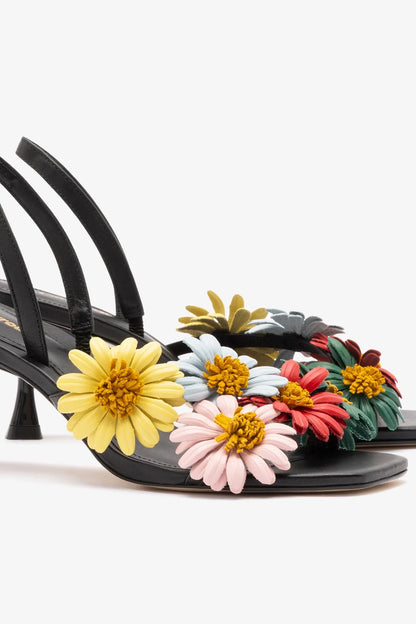 Fiore Sandal Black Leather