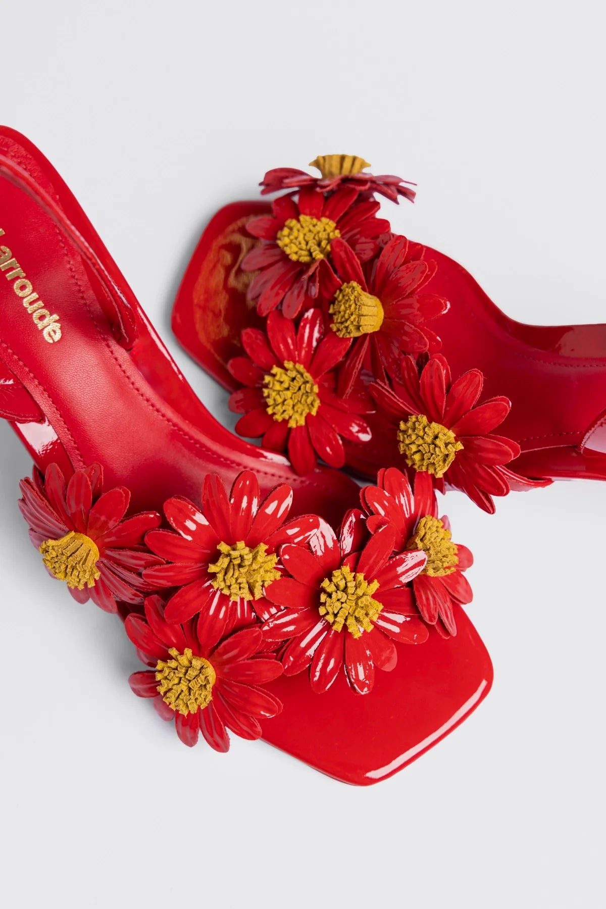 Fiore Sandal Scarlet Patent Leather