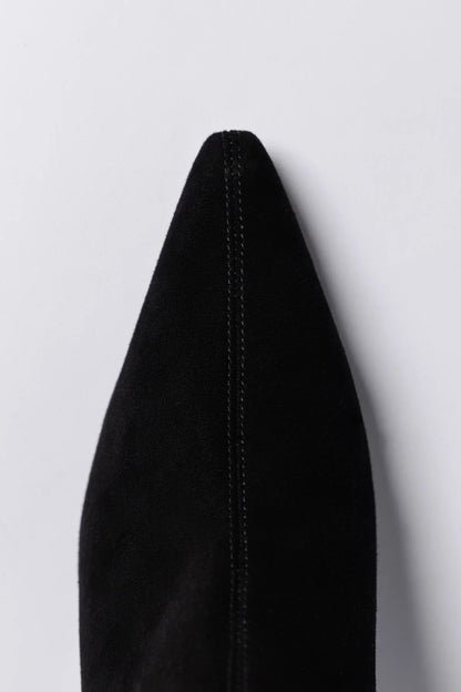 Ines Boot Black Suede