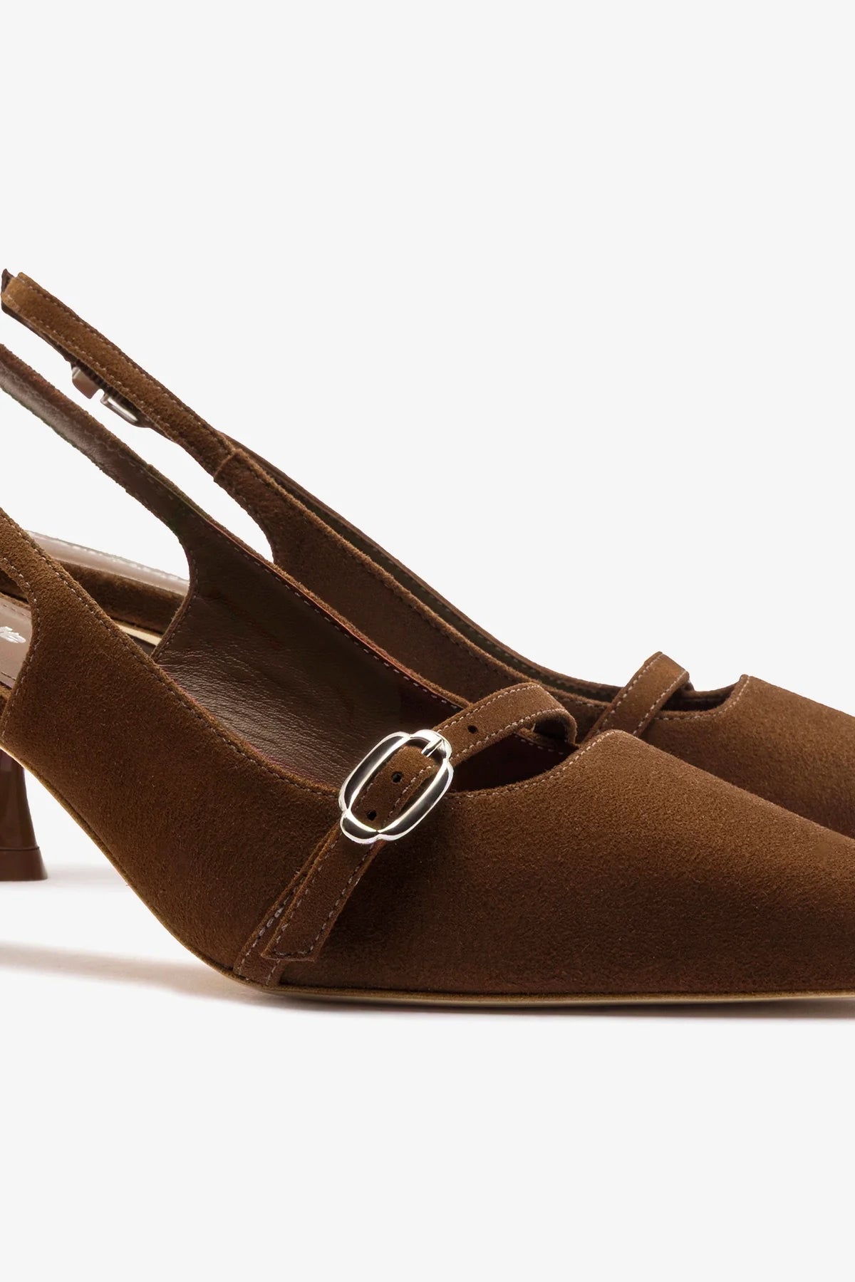 Ines Pump Burnt Umber Suede