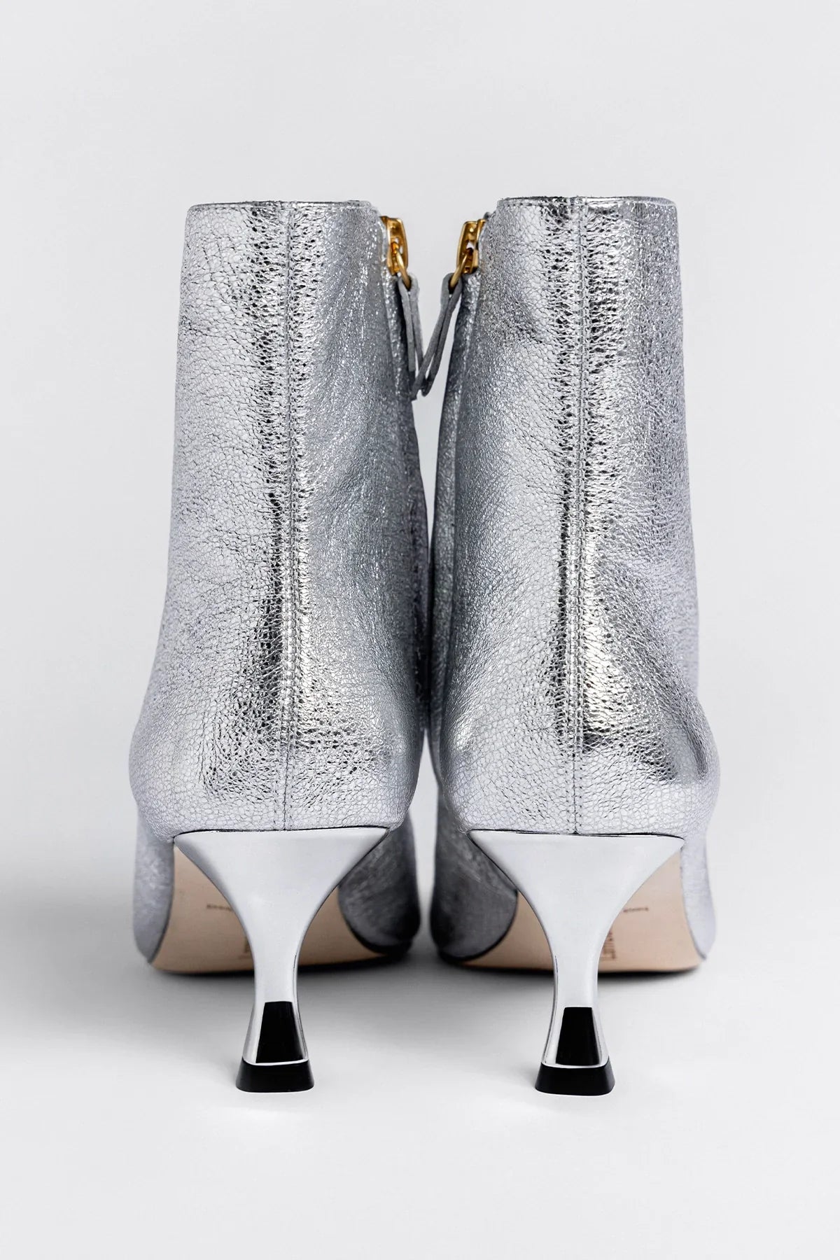 Ines Boot Silver Leather
