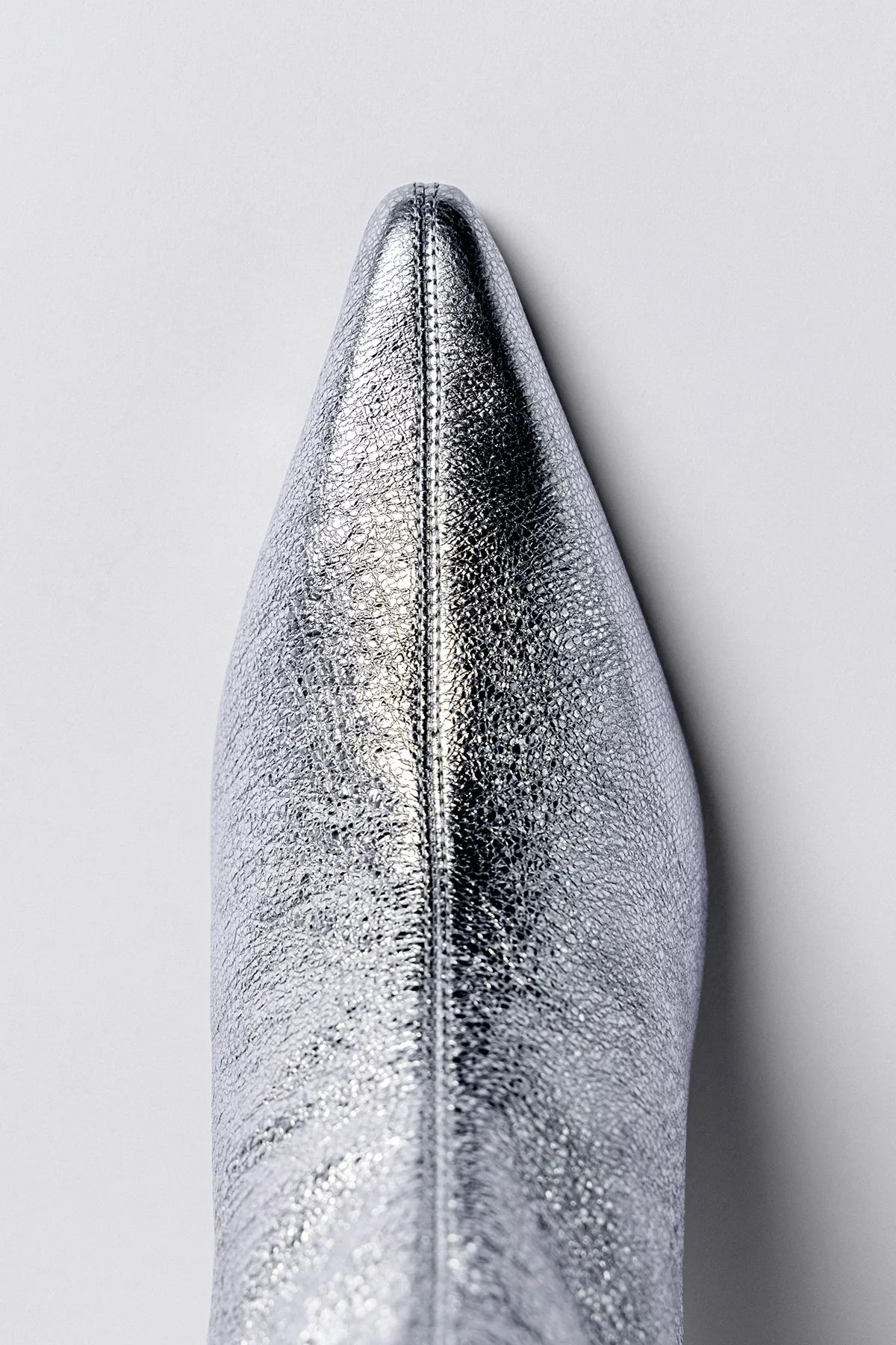 Ines Boot Silver Leather