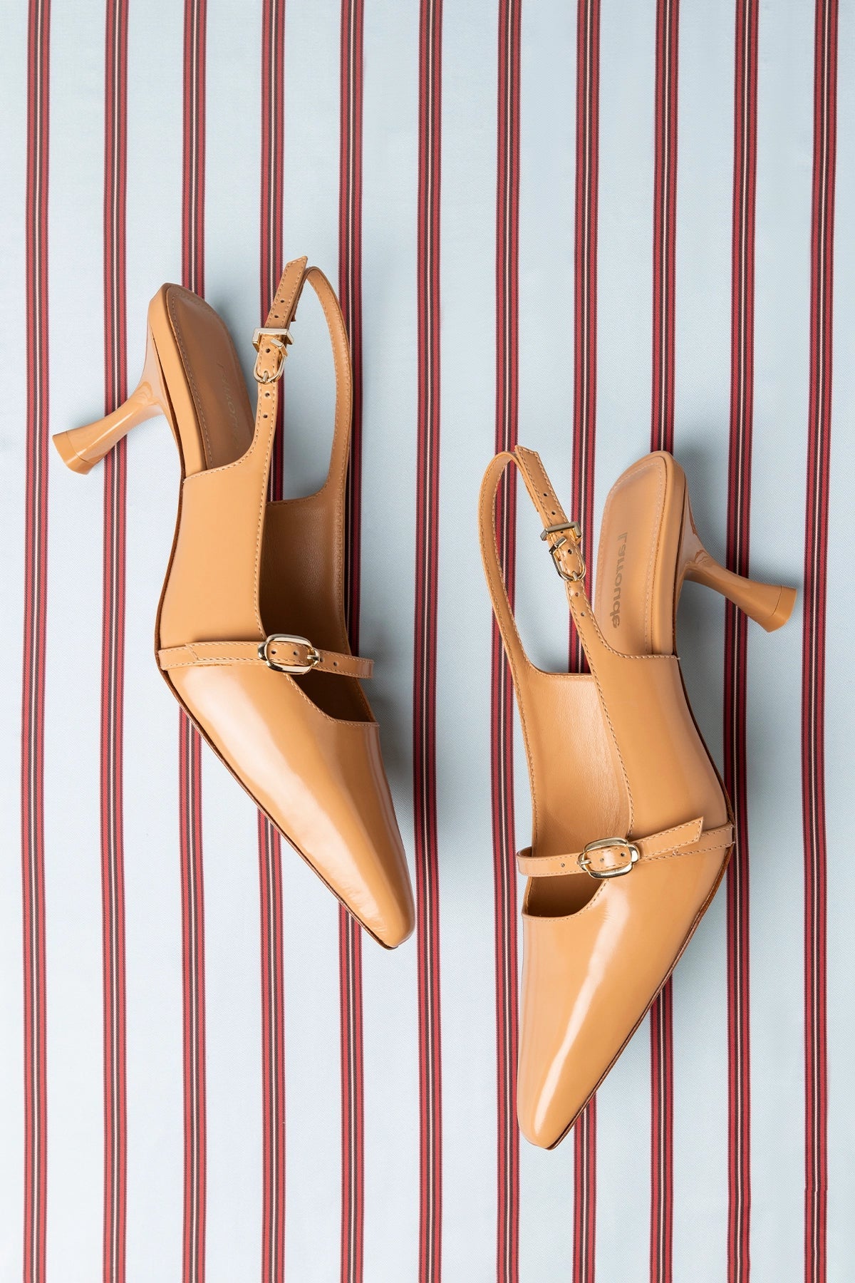 Ines Pump In Tan Leather