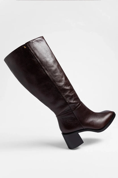 Ricky Wide Boot Brown Leather