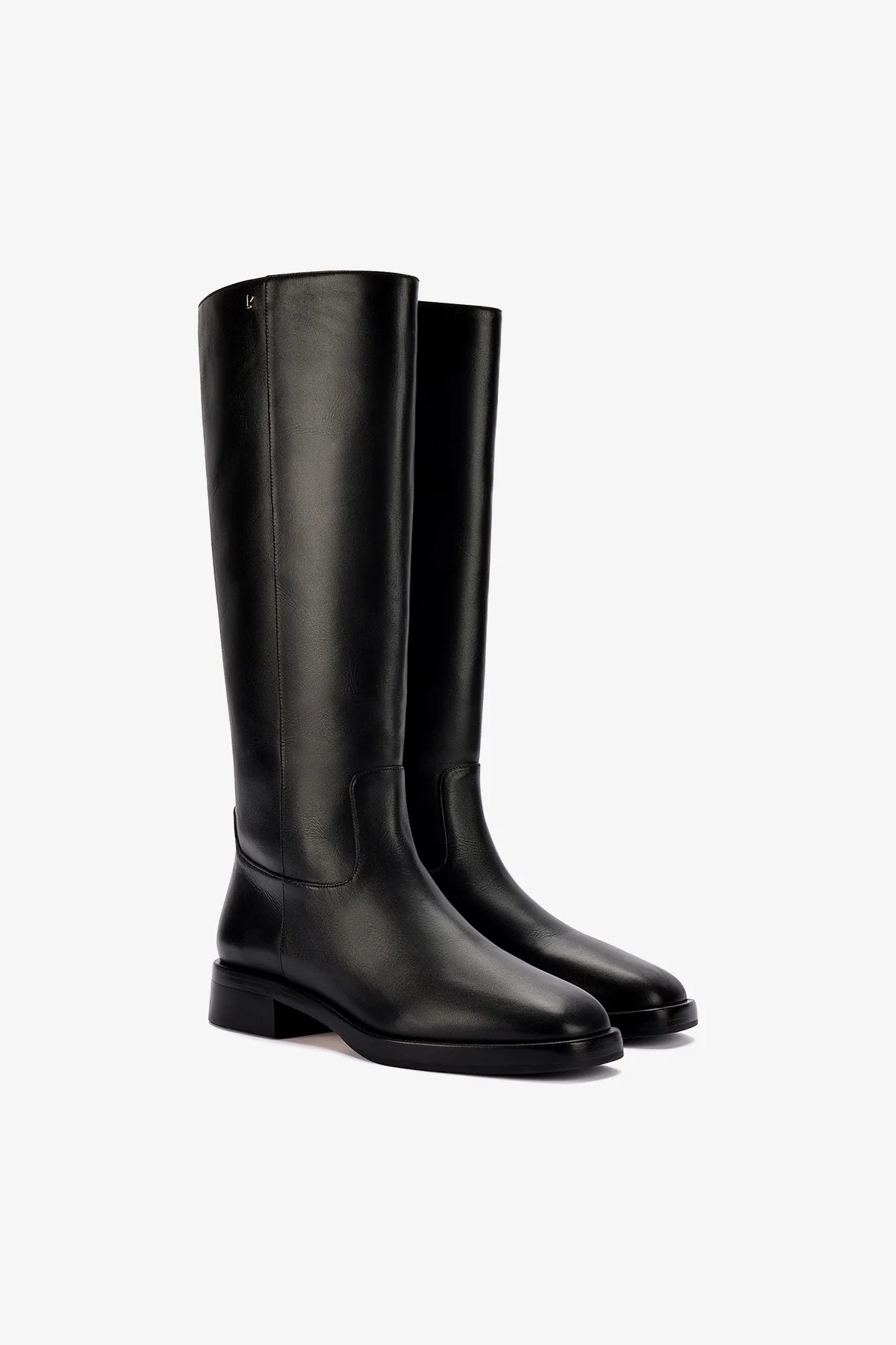Anne Boot In Black Leather