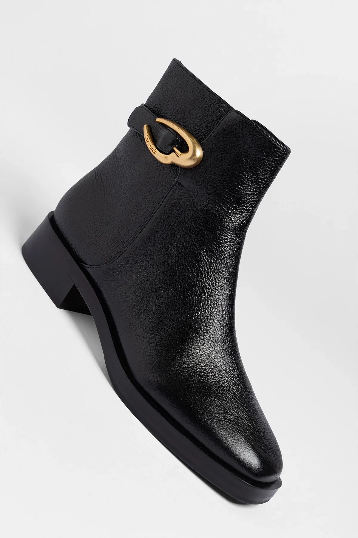 Anne Verona Low Boot Black Leather