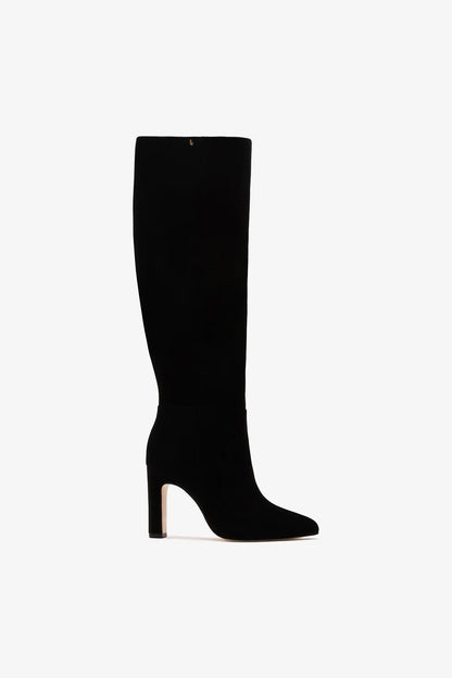Cindy Hi Boot Black Suede