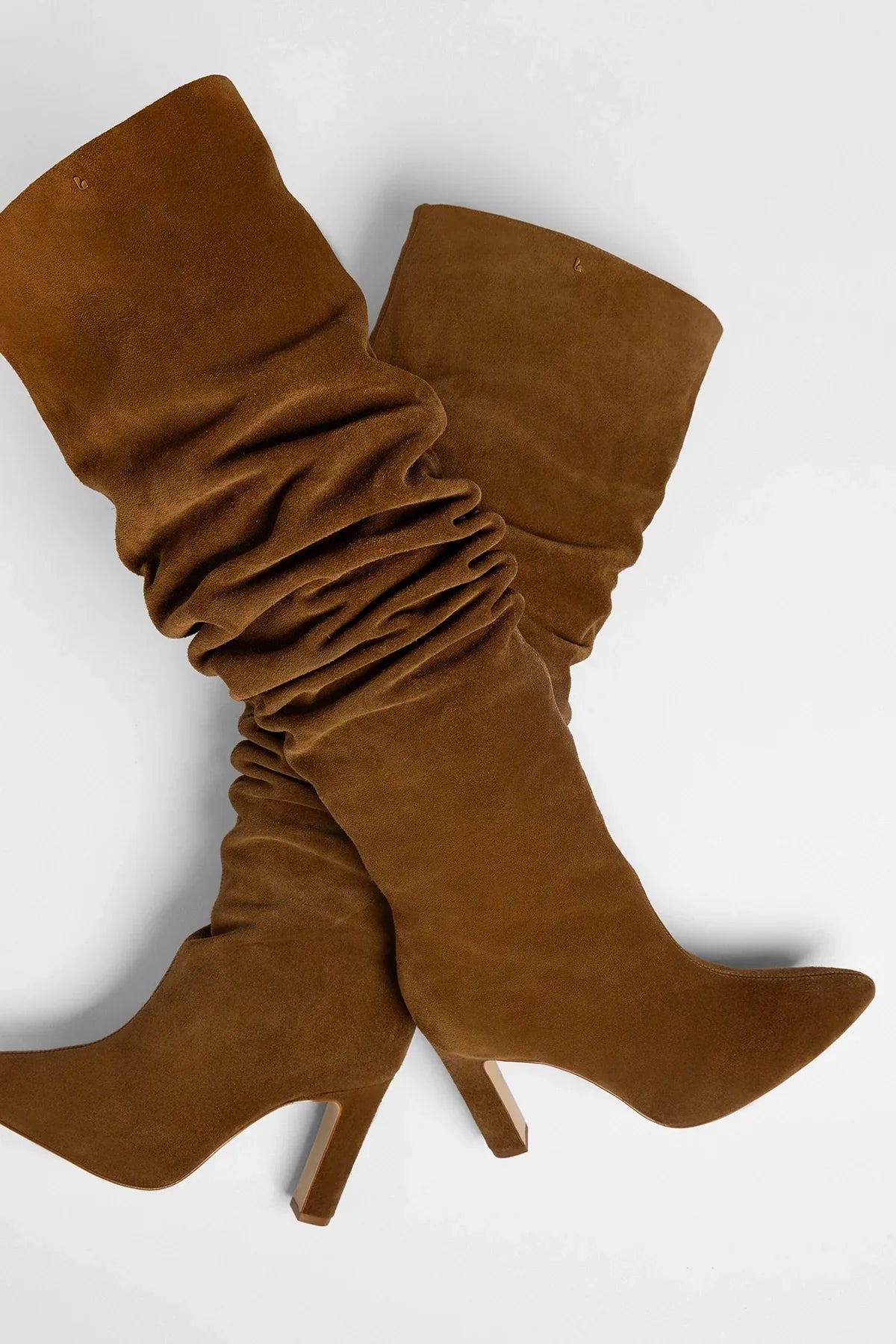 Cindy Slouch Boot Russet Suede