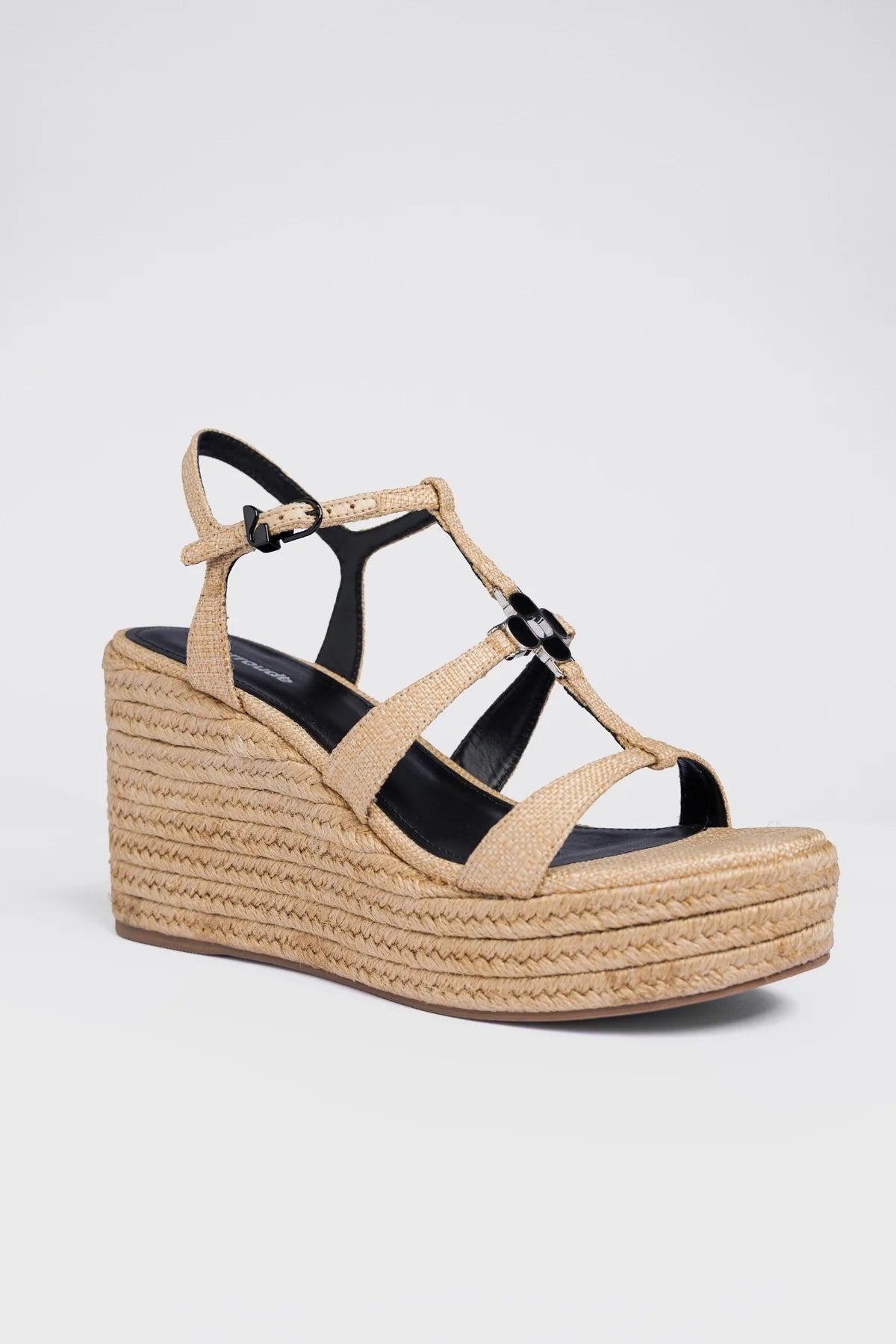 Hana Espadrille Sandal Beige Raffia