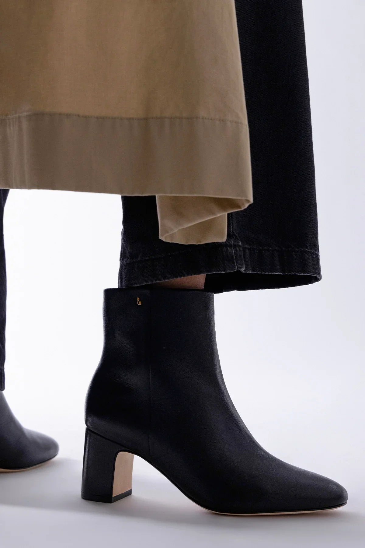 Gloria Boot Black Leather