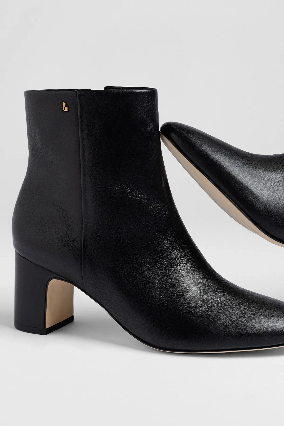 Gloria Boot Black Leather