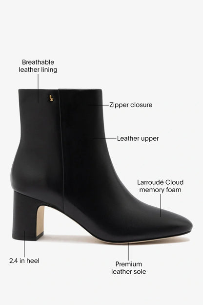 Gloria Boot Black Leather