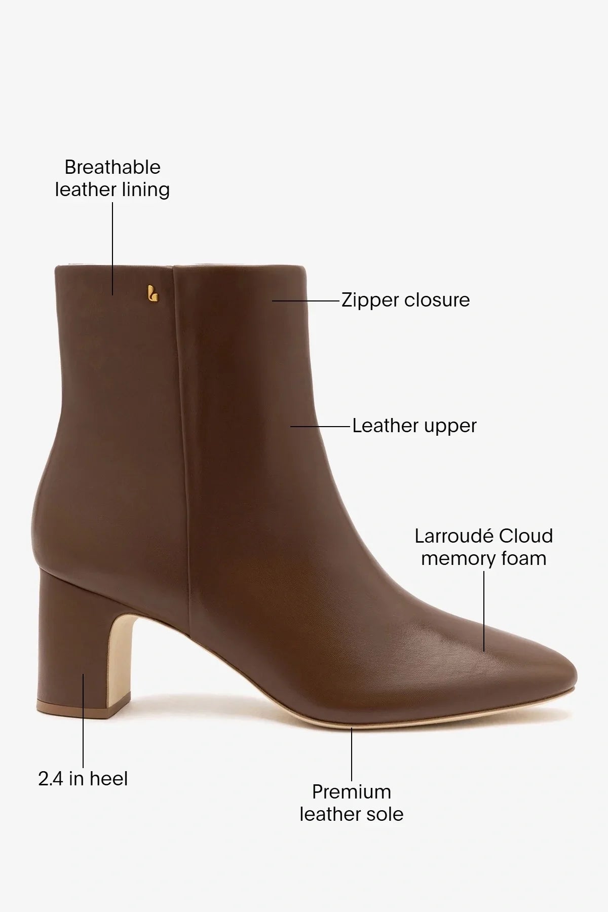 Gloria Boot Burnt Umber Leather