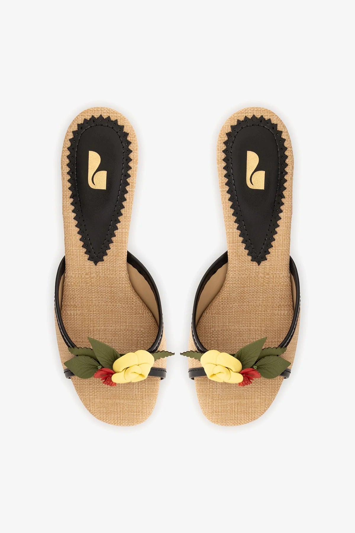 Juliette Mule Beige Raffia