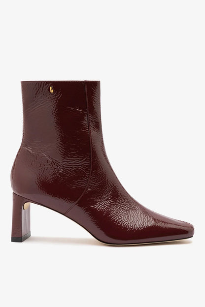 Alexis Boot Burgundy Patent Leather