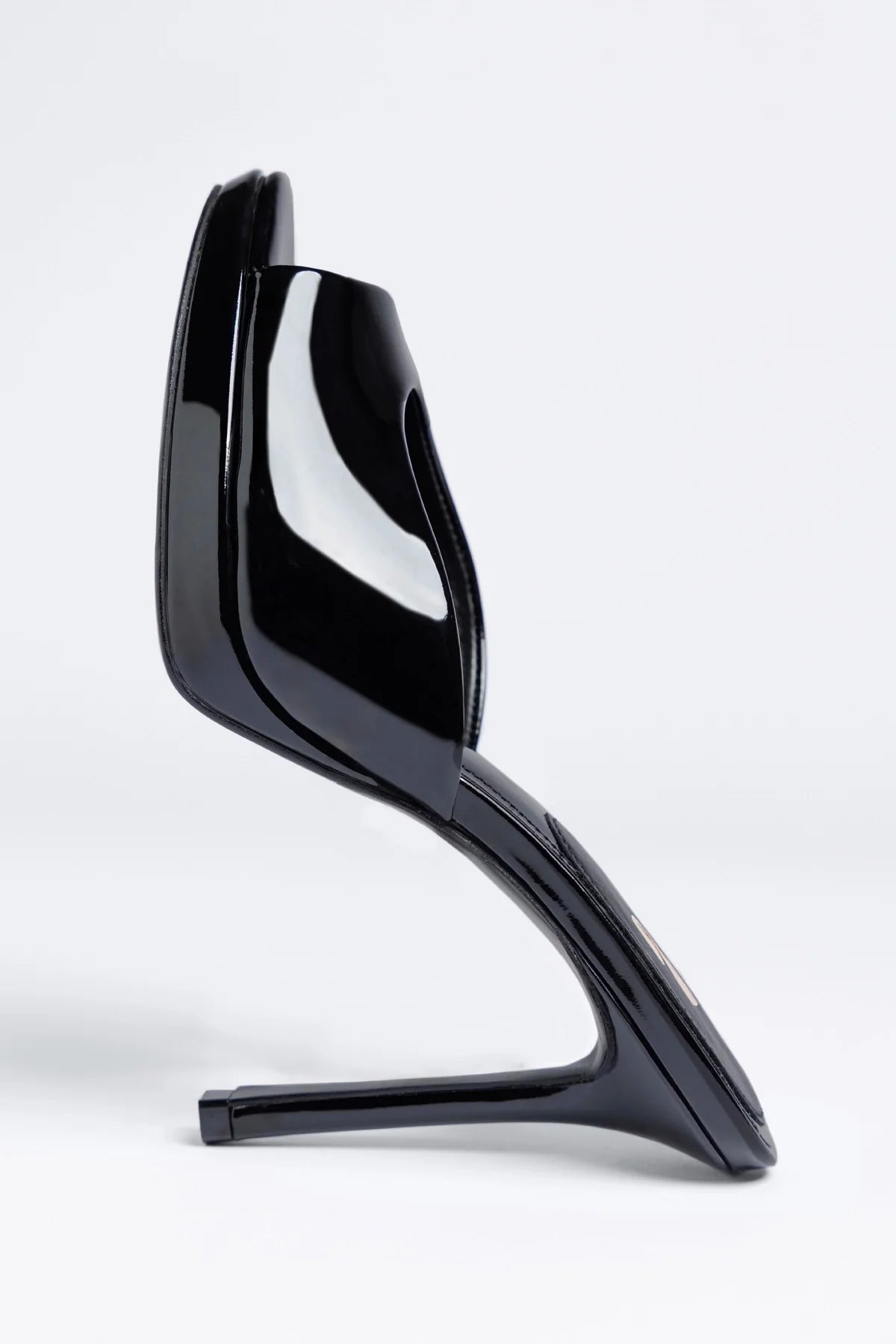 Jasmine Platform Mule Black Patent Leather