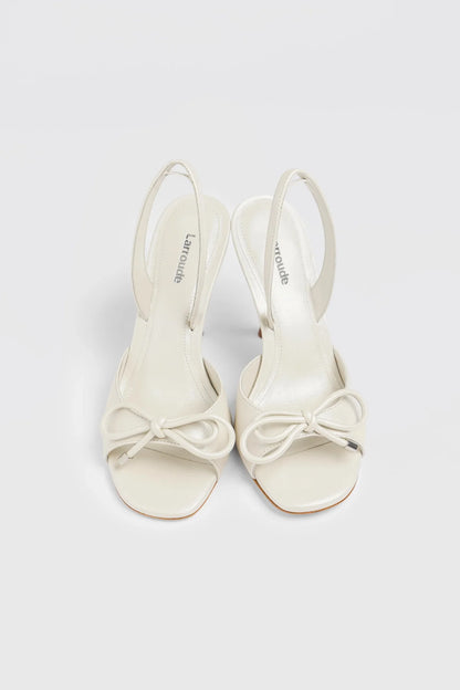 Lady Sandal Pearl Leather