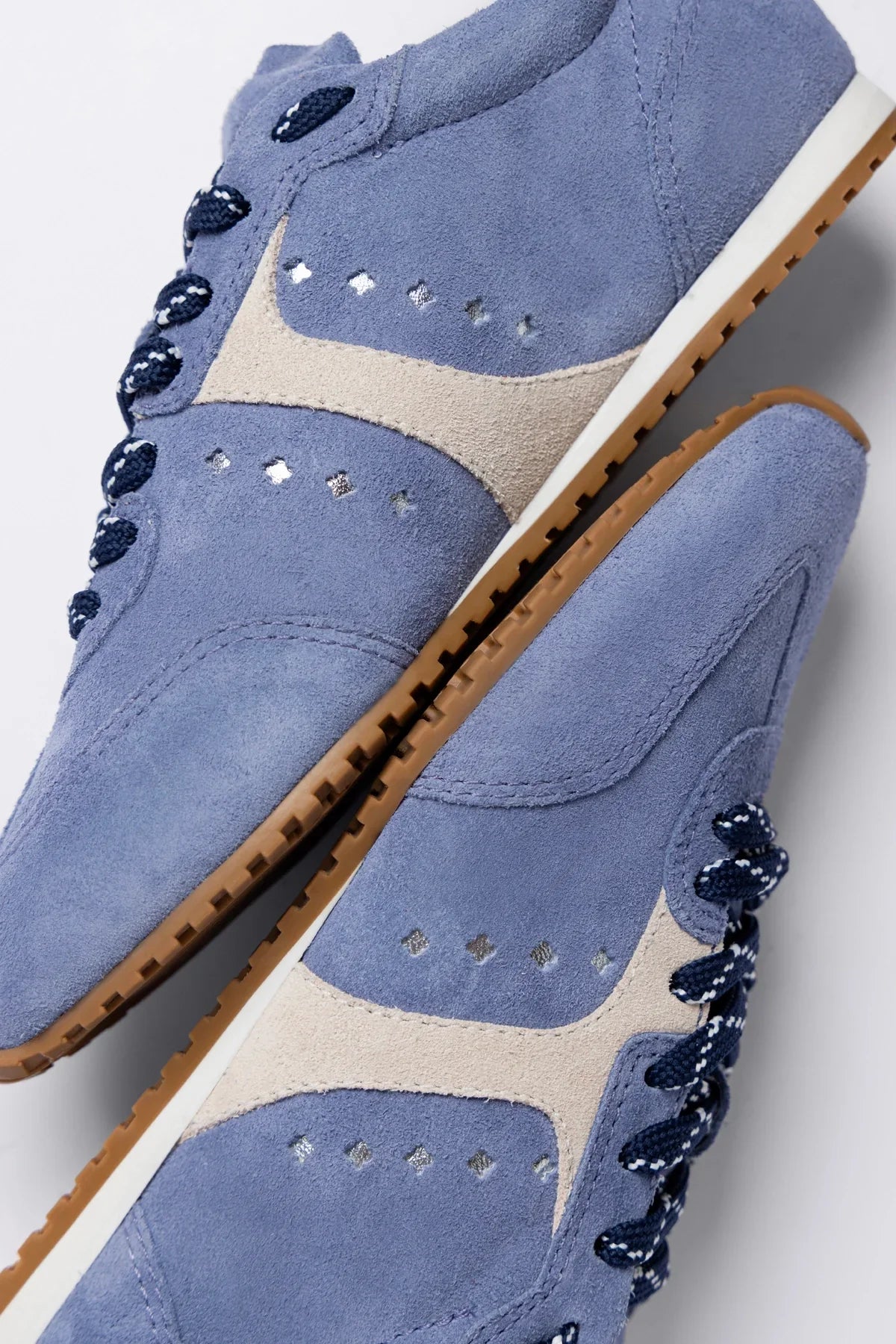 Stella Sneaker Niagara Blue Suede