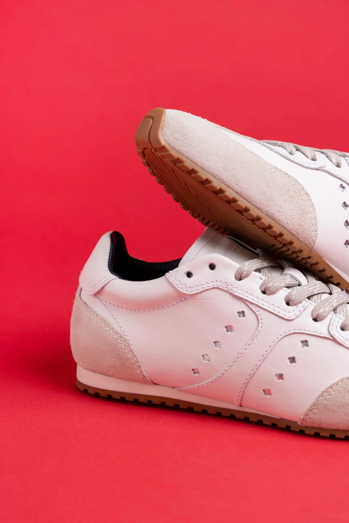 Stella Sneaker In White Leather