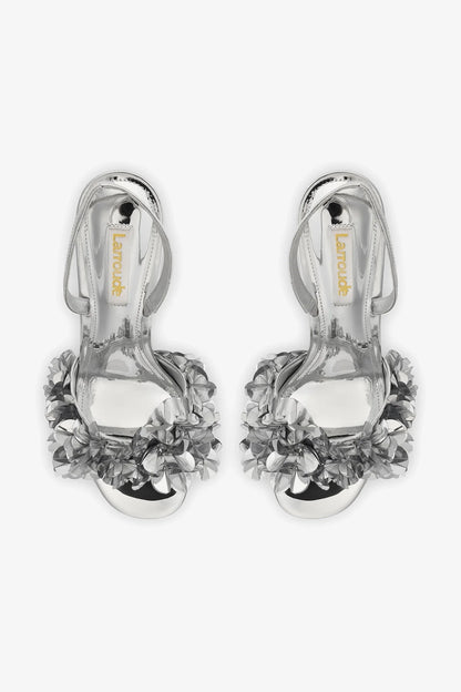Morgan Sandal In Silver Specchio