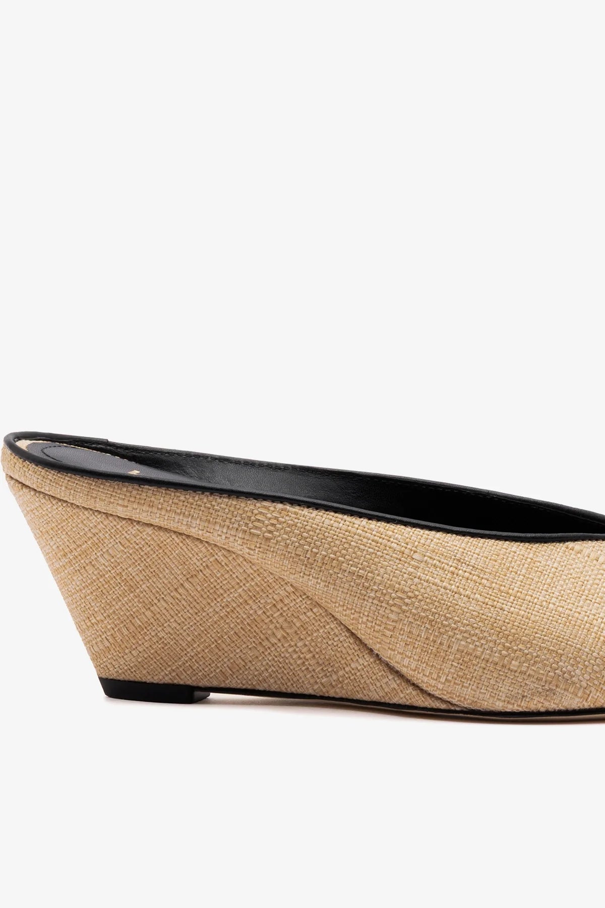 Loulou Mule Beige Raffia