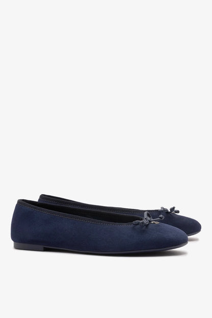 Pavlova Ballet Flat In Indigo Suede