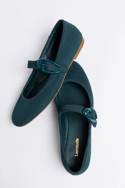 Verona Ballet Flat Deepsea Velvet
