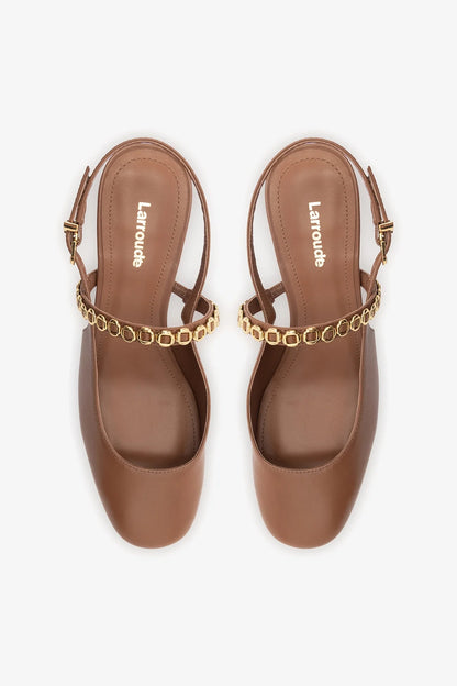 Georgina Milanina Pump In Caramel Leather