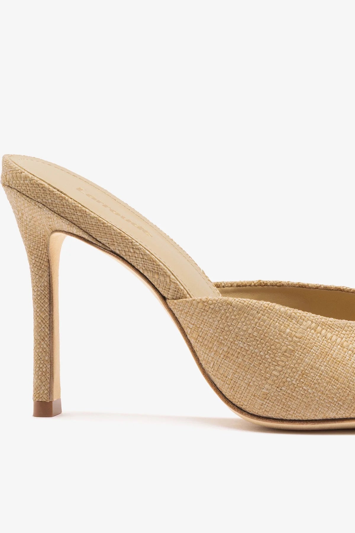 Jasmine Hi Mule Beige Raffia