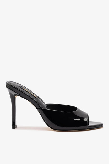 Jasmine Hi Mule In Black Leather