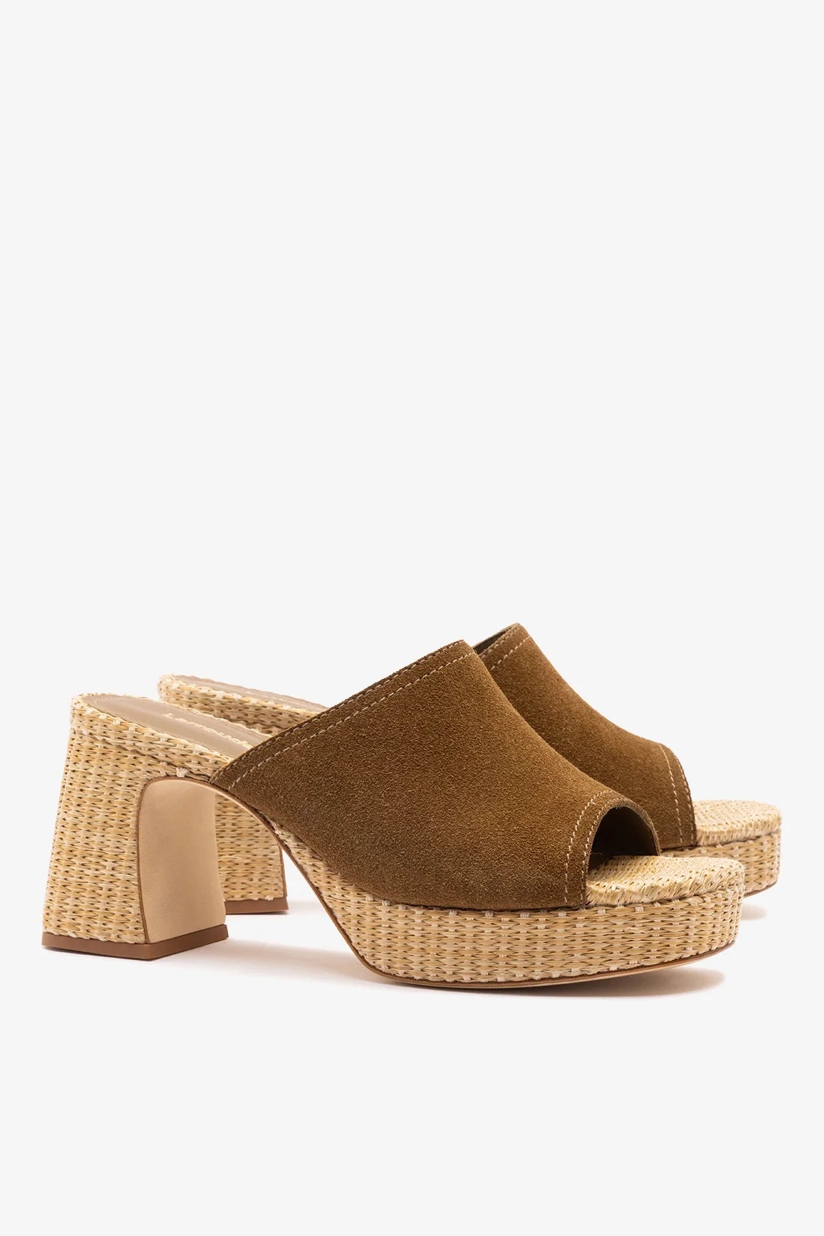 Dolly Low Mule Russet Suede