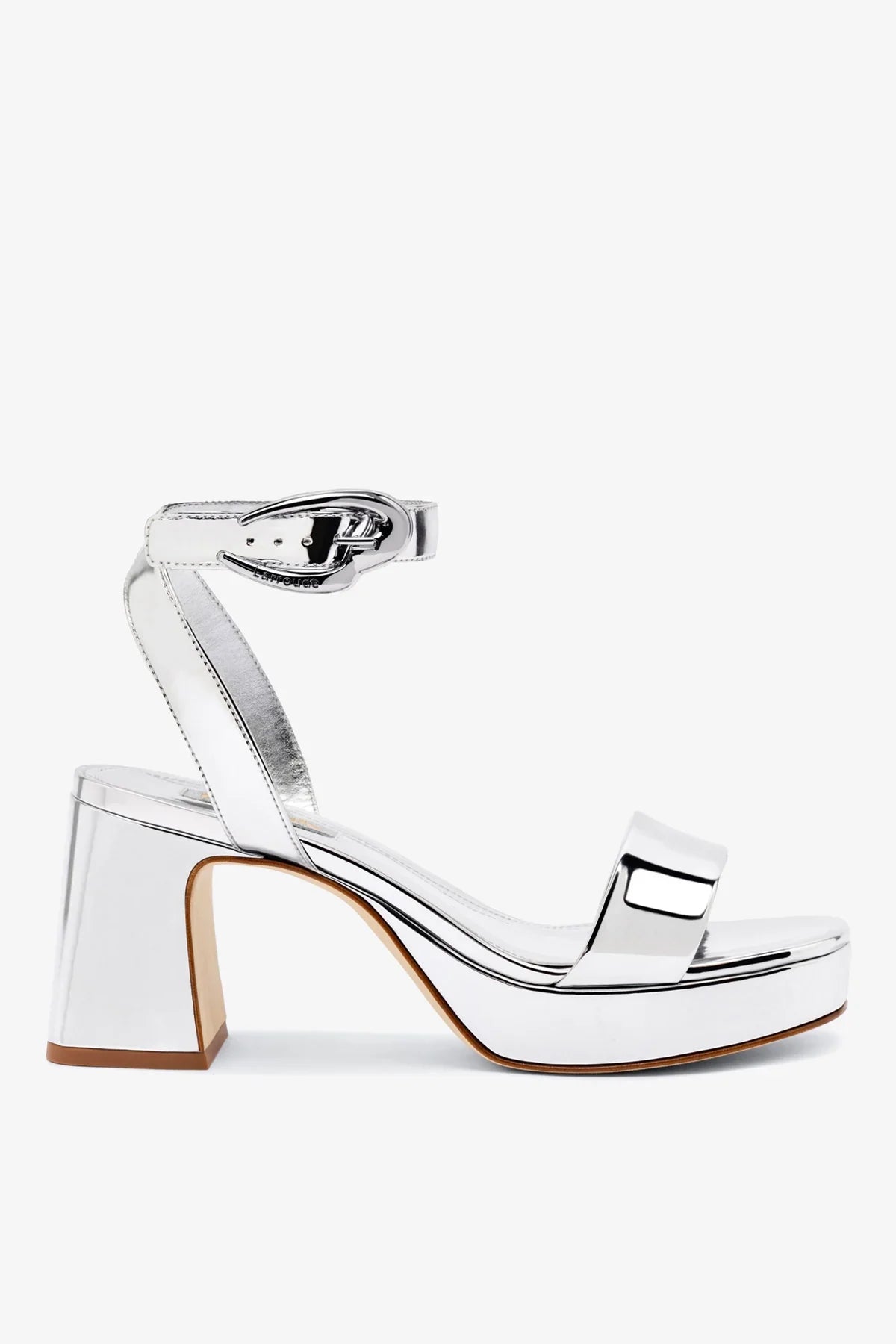 Dolly Verona Low Sandal In Silver Specchio
