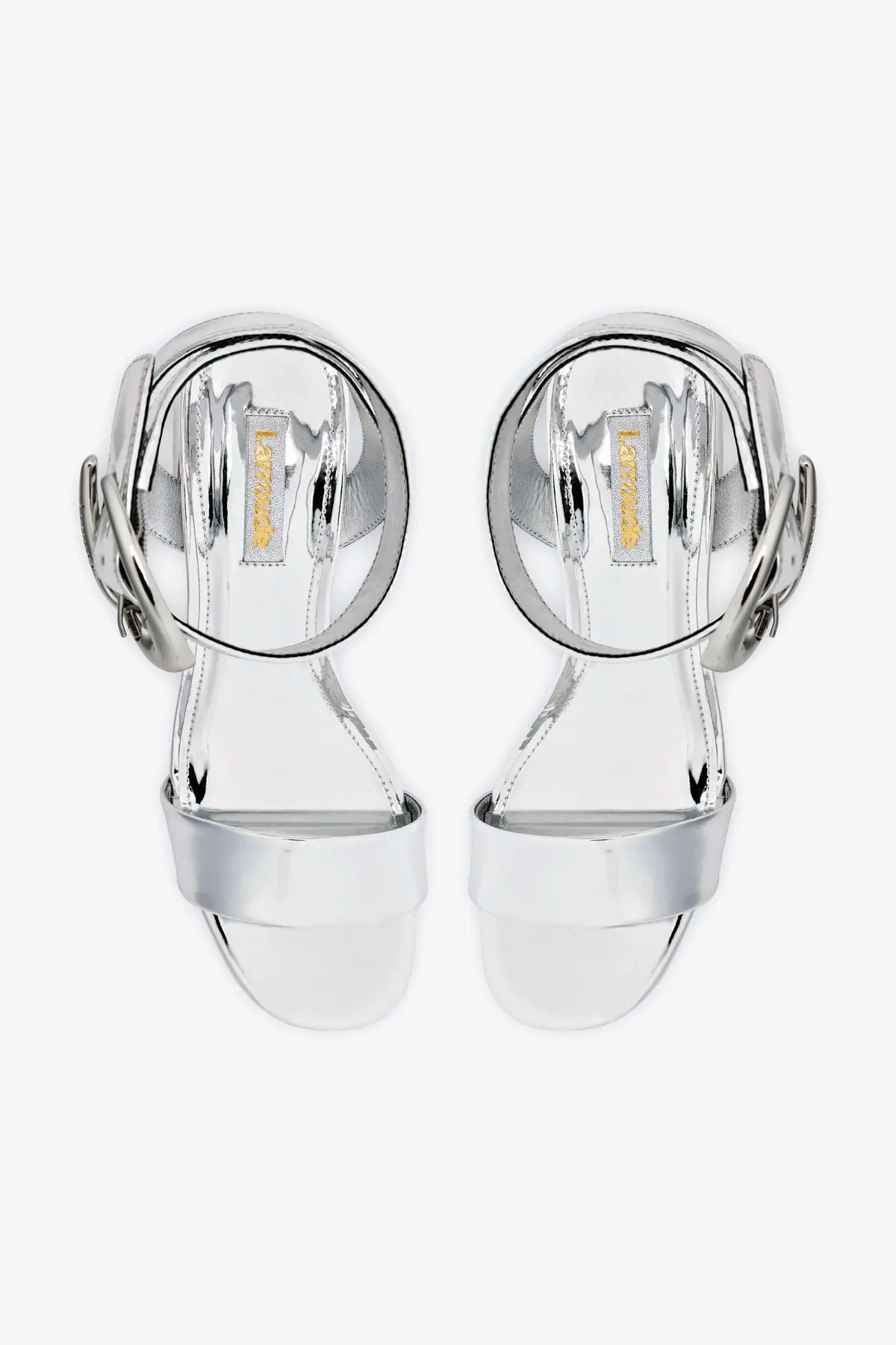 Dolly Verona Low Sandal In Silver Specchio