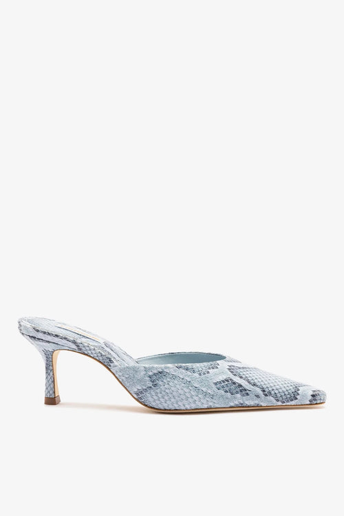 Carine Mule Maya Python Leather