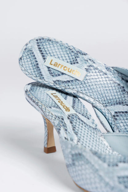 Carine Mule Maya Python Leather