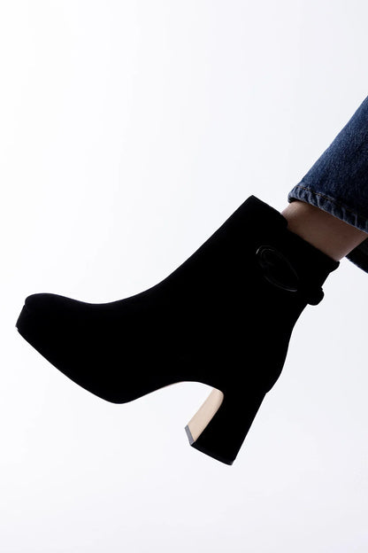 Dolly Verona Low Boot Black Suede