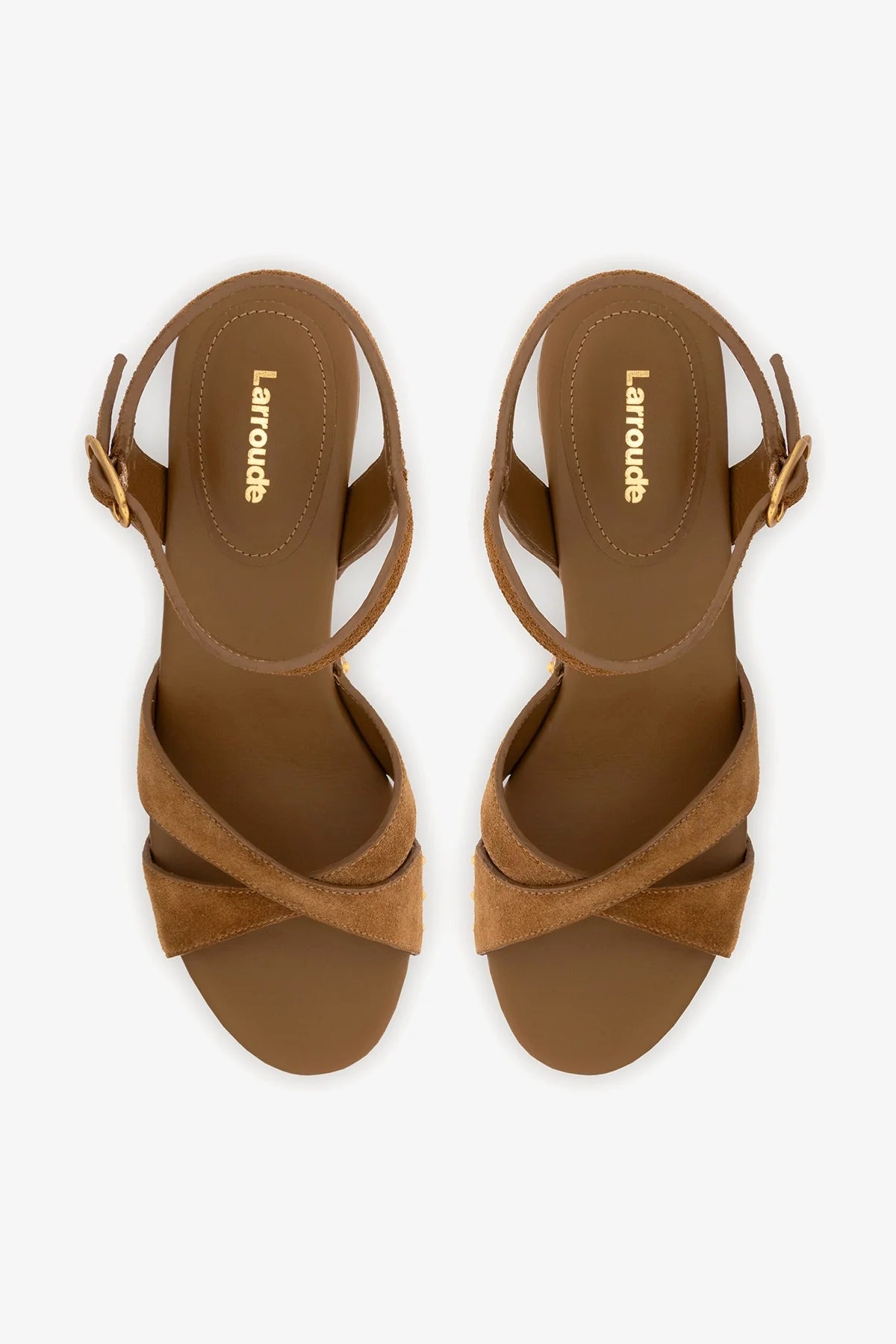 Talitha Sandal In Russet Suede