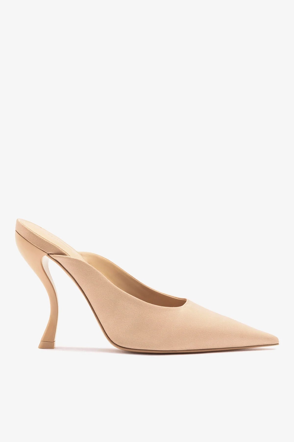 Larroudé x Nicolò B.: Inna Mule Sand Satin