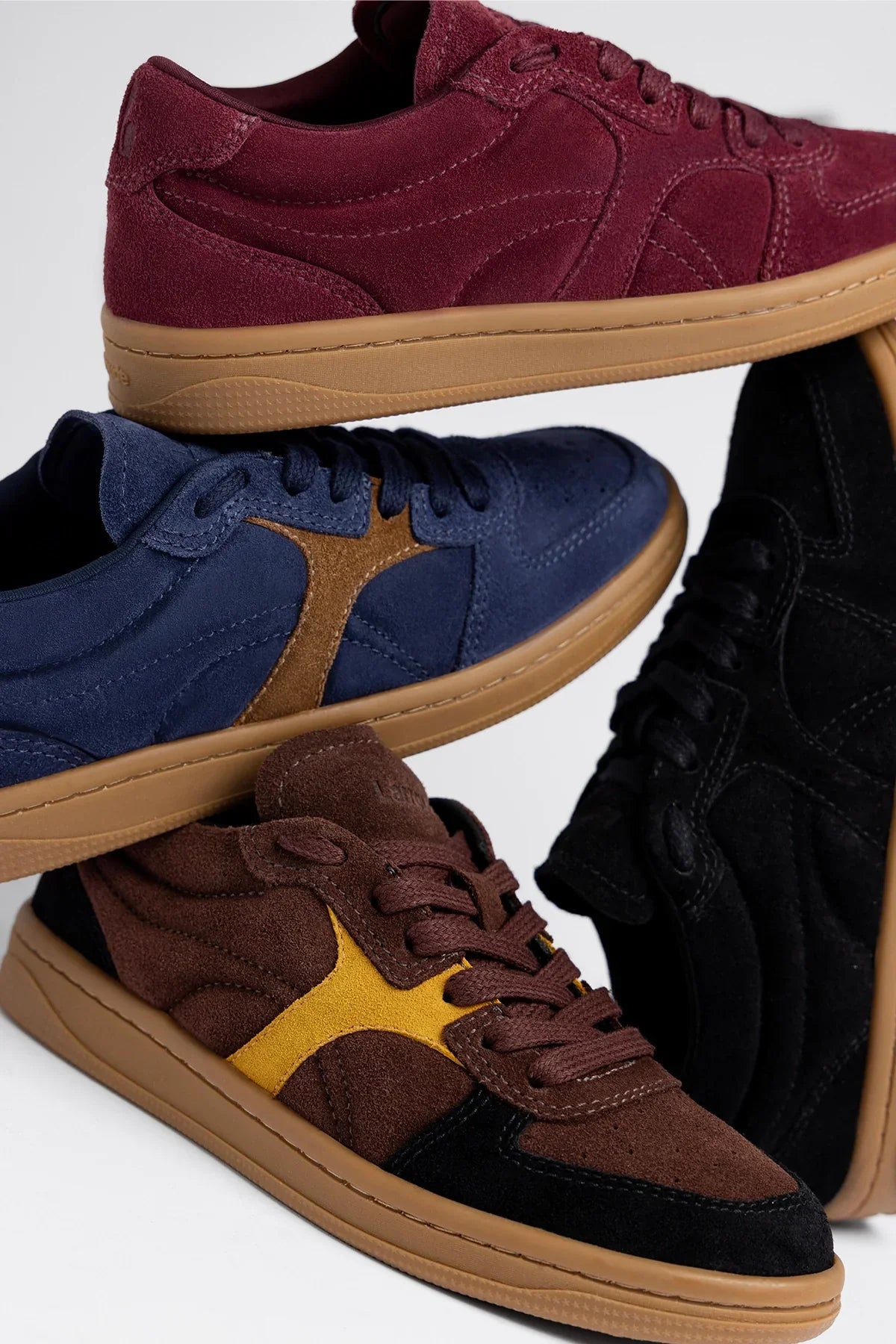 George Sneaker Brown and Yellow Suede